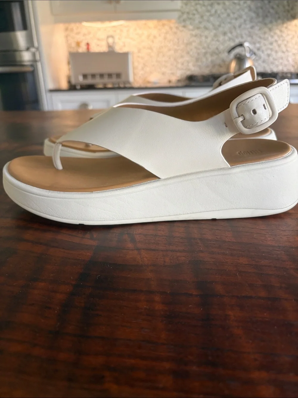 Fitflop F-MODE Flatiform toe post sandals